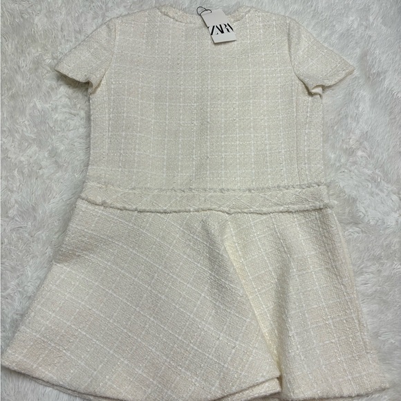 ZARA SHORT STRUCTURED DRESS TWEED - Picture 8 of 9